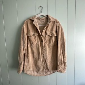 Faherty corduroy shirt jacket- women’s xs